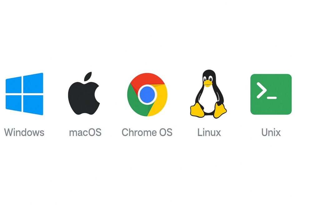 パソコンで使用される代表的なOS