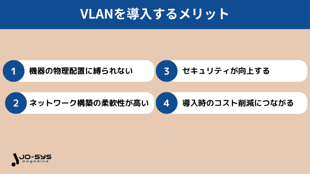 VLANを導入するメリット