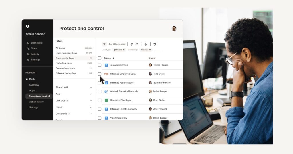 Dropboxのサービス画像