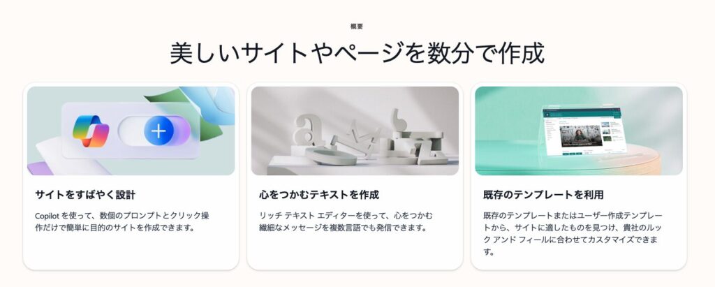 SharePointのサービス画像