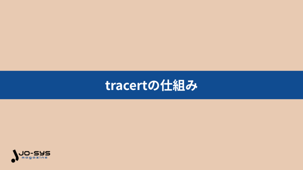 tracertの仕組みの画像