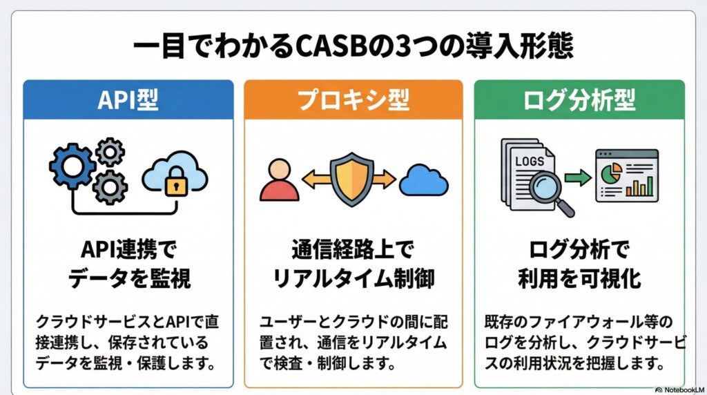 CASBの導入形態と仕組み