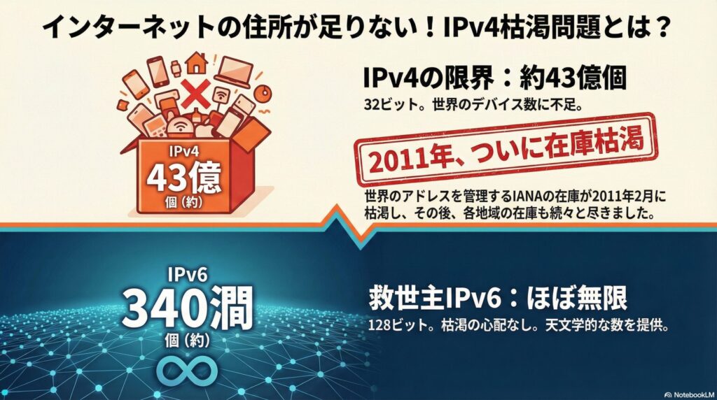 IPv4枯渇問題
