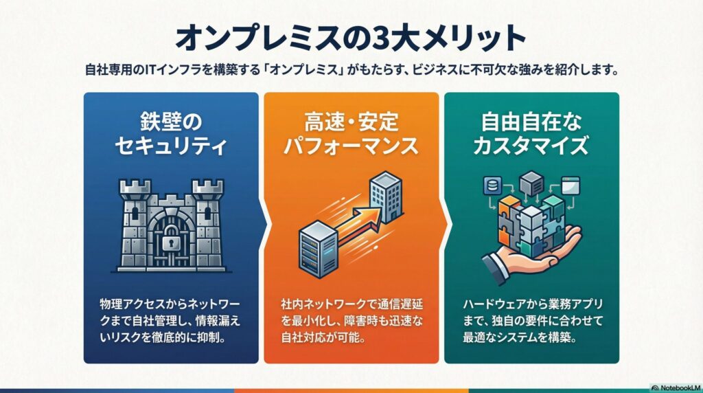 オンプレミスのメリット