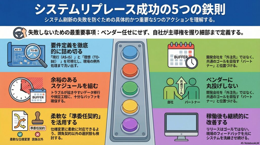 リプレース問題に対処する方法の画像