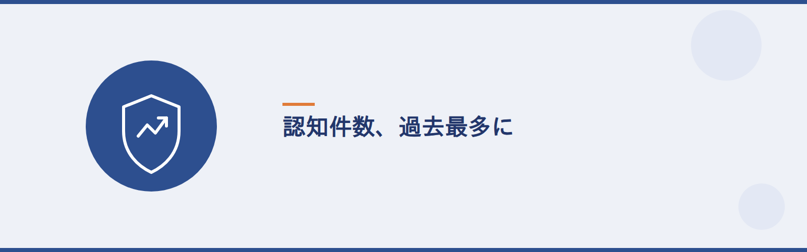 認知件数、過去最多に