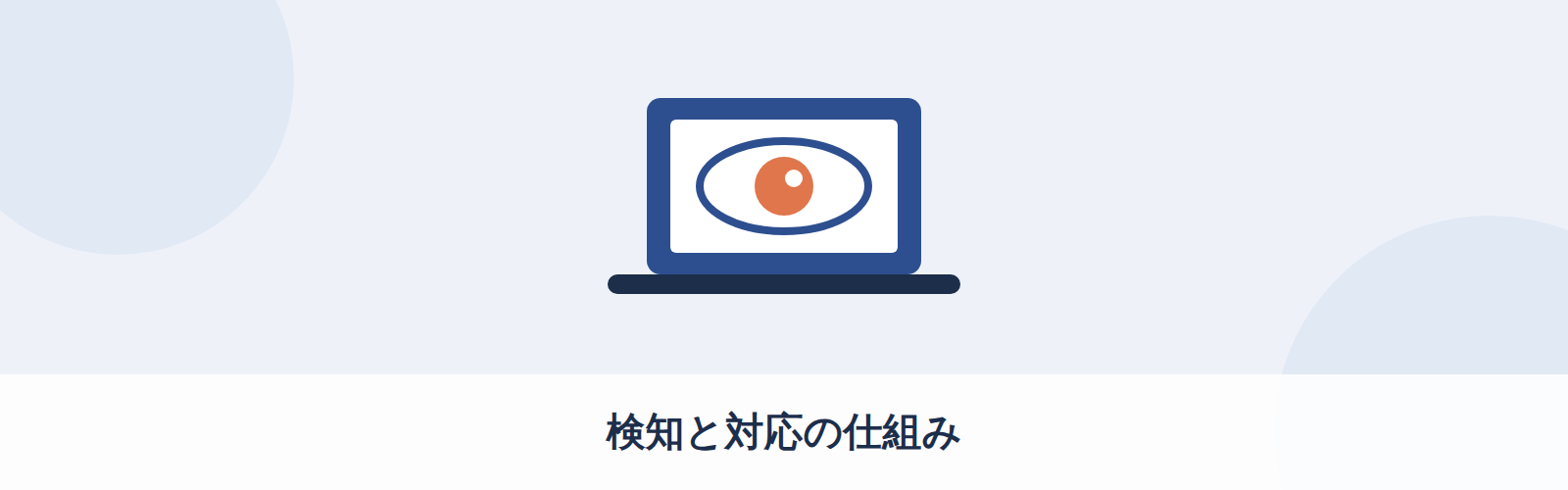 検知と対応の仕組み