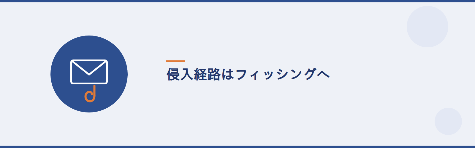 侵入経路はフィッシングへ