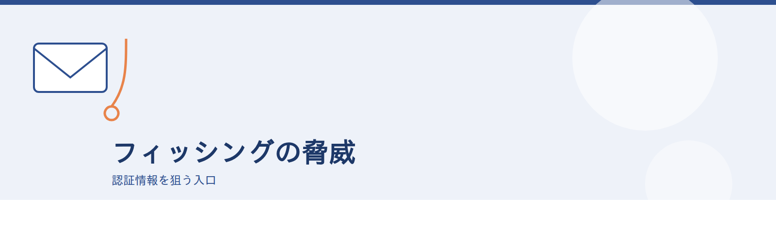 フィッシングの脅威