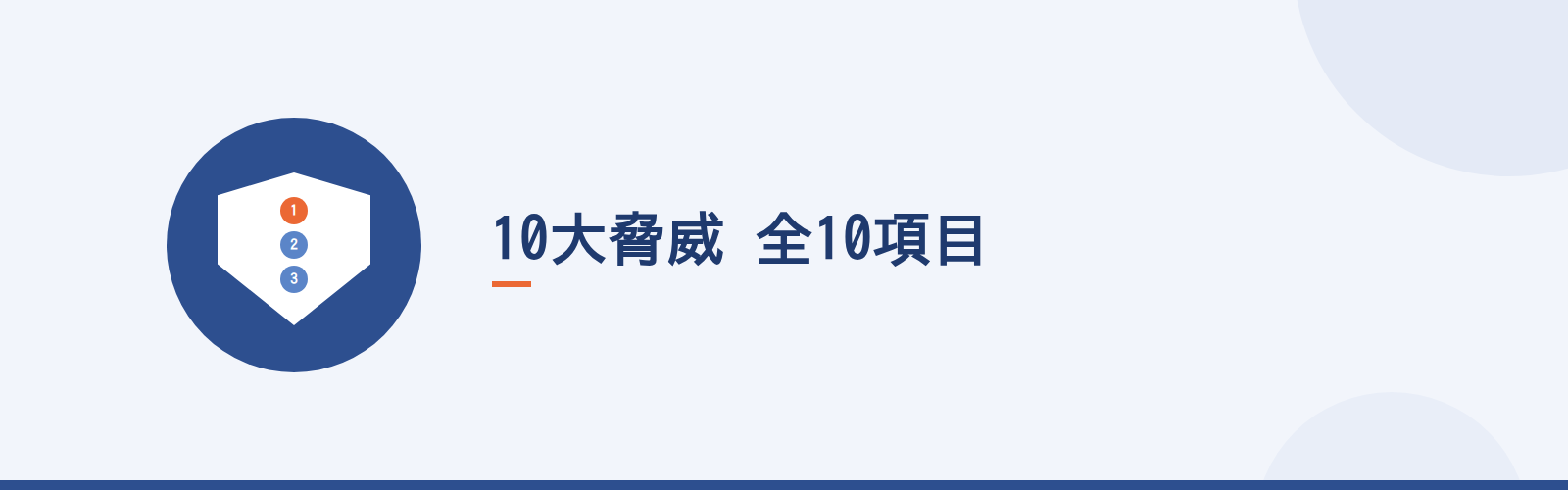 10大脅威 全10項目