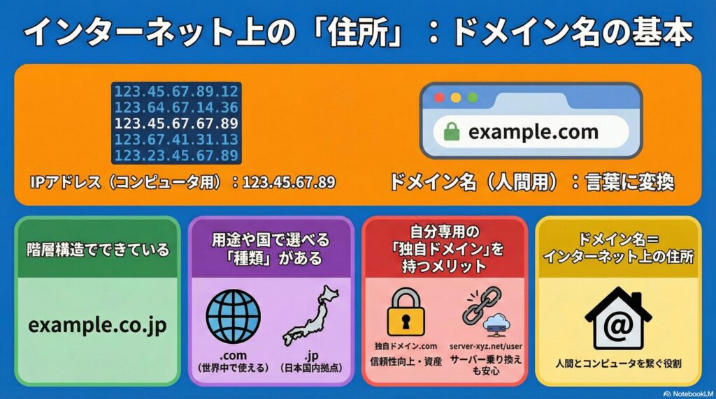 ドメイン名の基本説明画像