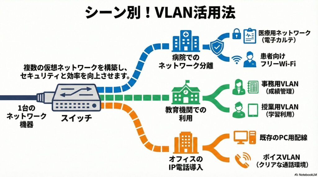 VLANの活用シーン