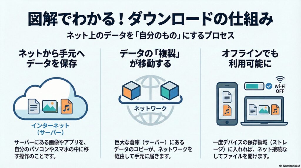 ダウンロードとはの画像