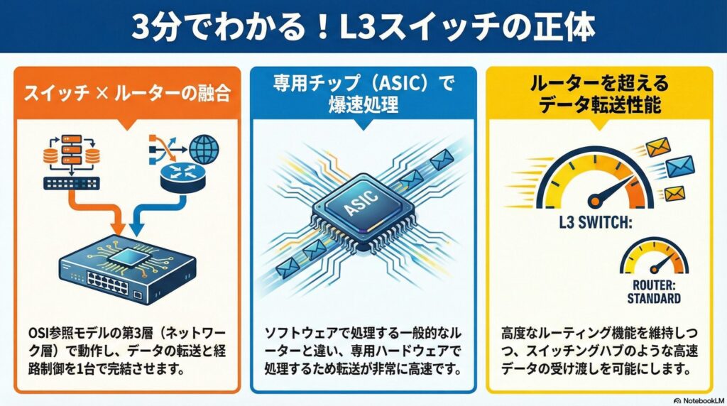 L3スイッチとはの画像