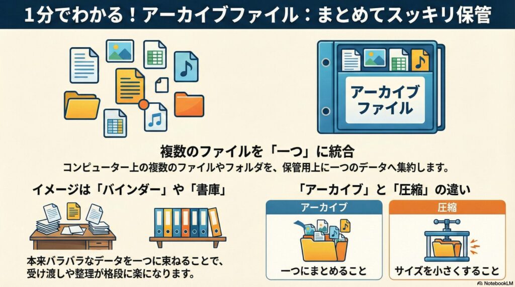 アーカイブファイルの画像