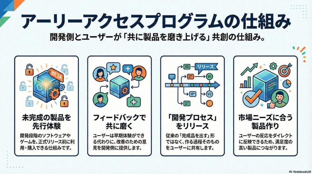 アーリーアクセスプログラムの画像