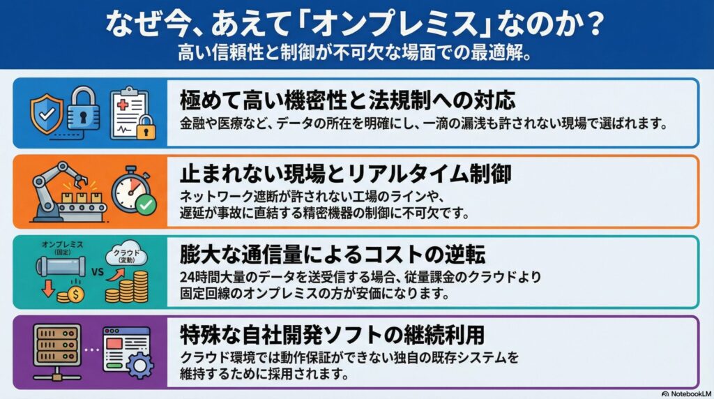 オンプレミスが使用される場面の画像