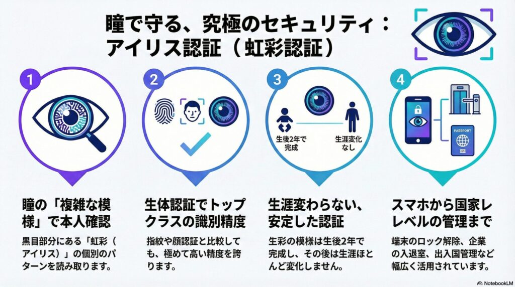 アイリス認証とはの画像