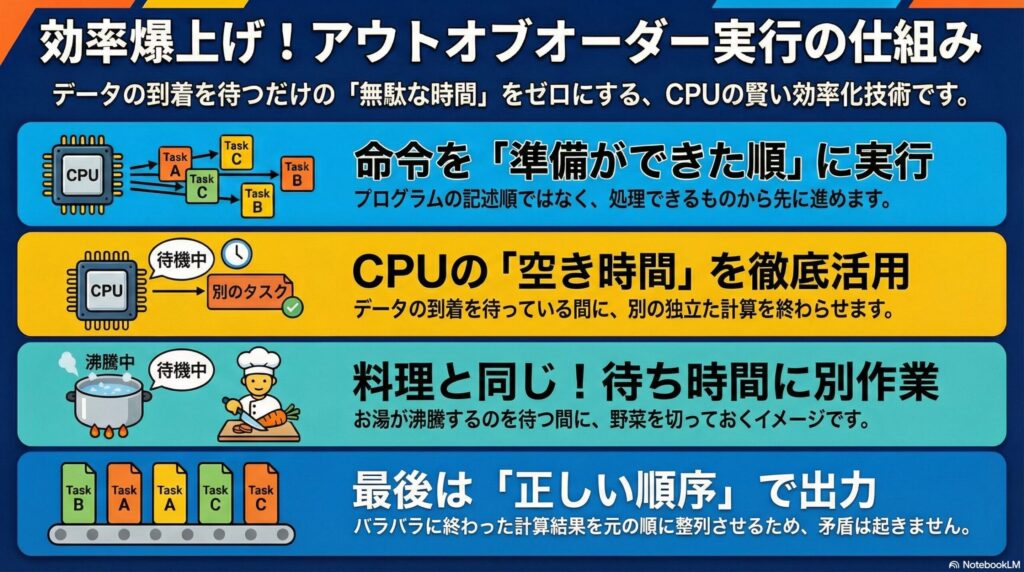 アウトオブオーダー実行とはの画像