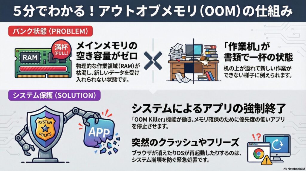 アウトオブメモリの画像
