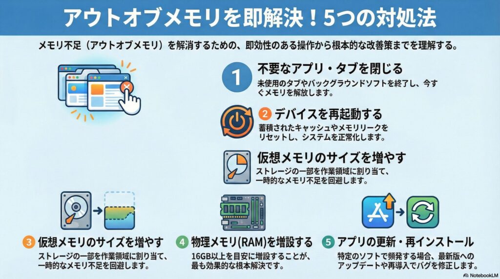 アウトオブメモリ | 情シスIT辞典