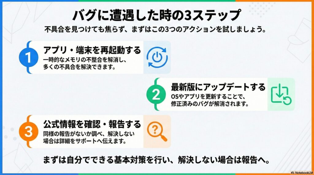 ユーザーができる3つの基本対策の画像