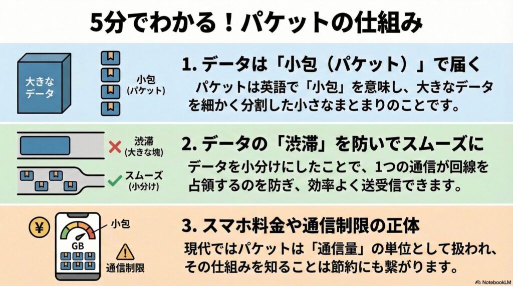 パケットとはの画像