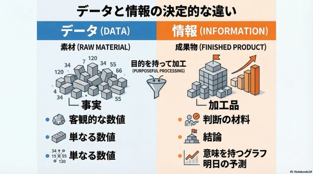 データと情報の画像