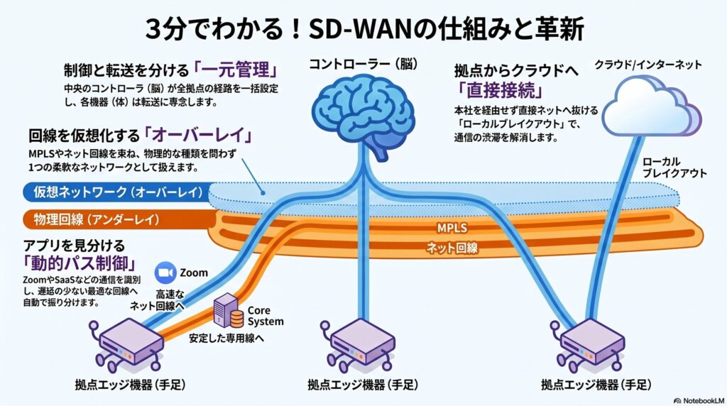 SD-WANの仕組み