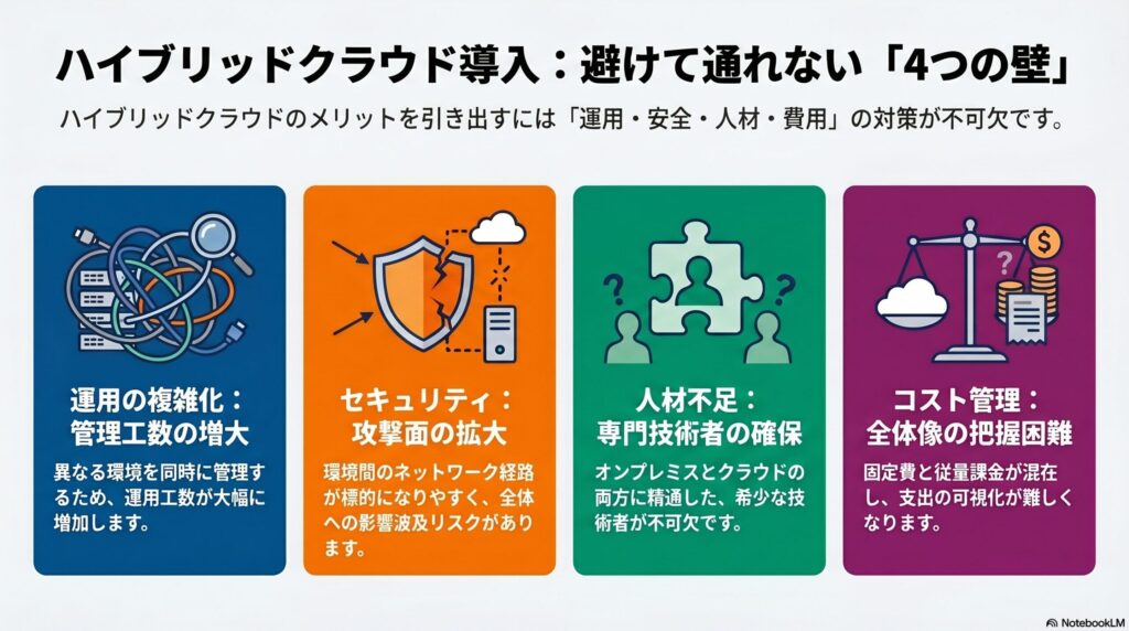 導入前に知っておきたいデメリットと課題の画像