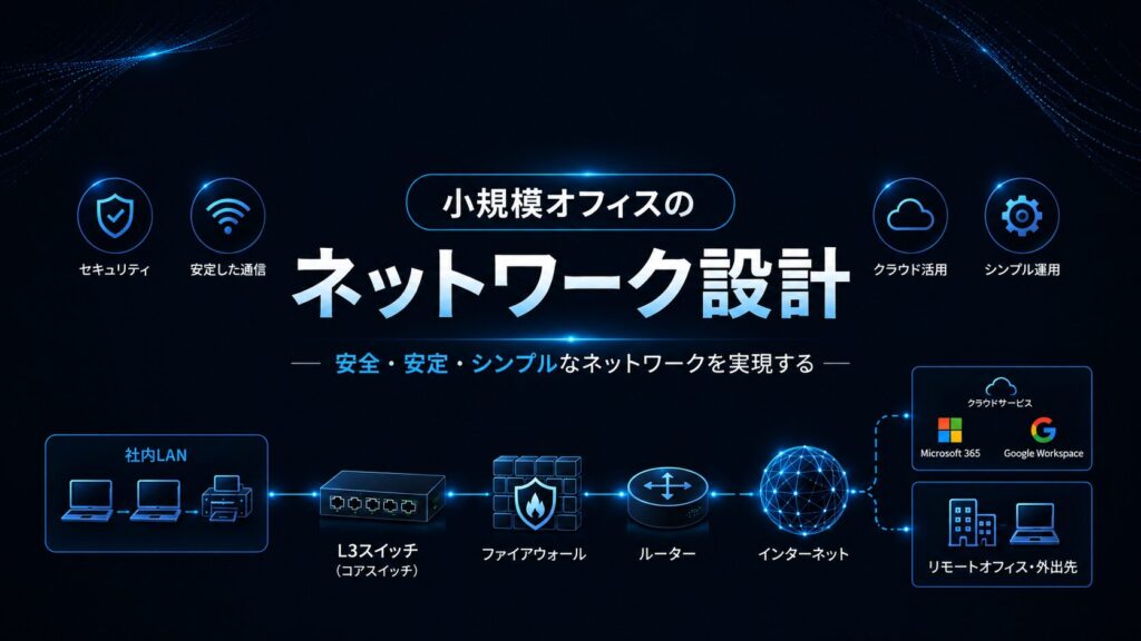 小規模オフィスのネットワーク設計