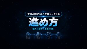 生成AI社内導入プロジェクトの進め方